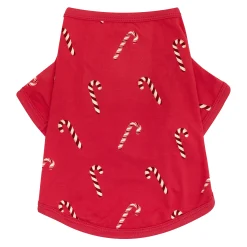 Dog Tee in Candy Cane