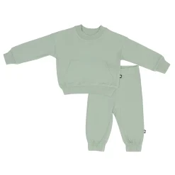 French Terry Jogger Set in Thyme
