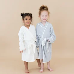 Hooded Bath Robe in Cloud