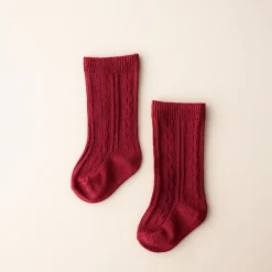Knee High Socks in Ruby