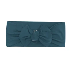 Knotted Bow Headband in Atlantic