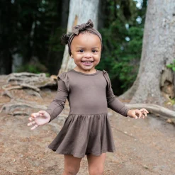 Knotted Bow Headband in Espresso