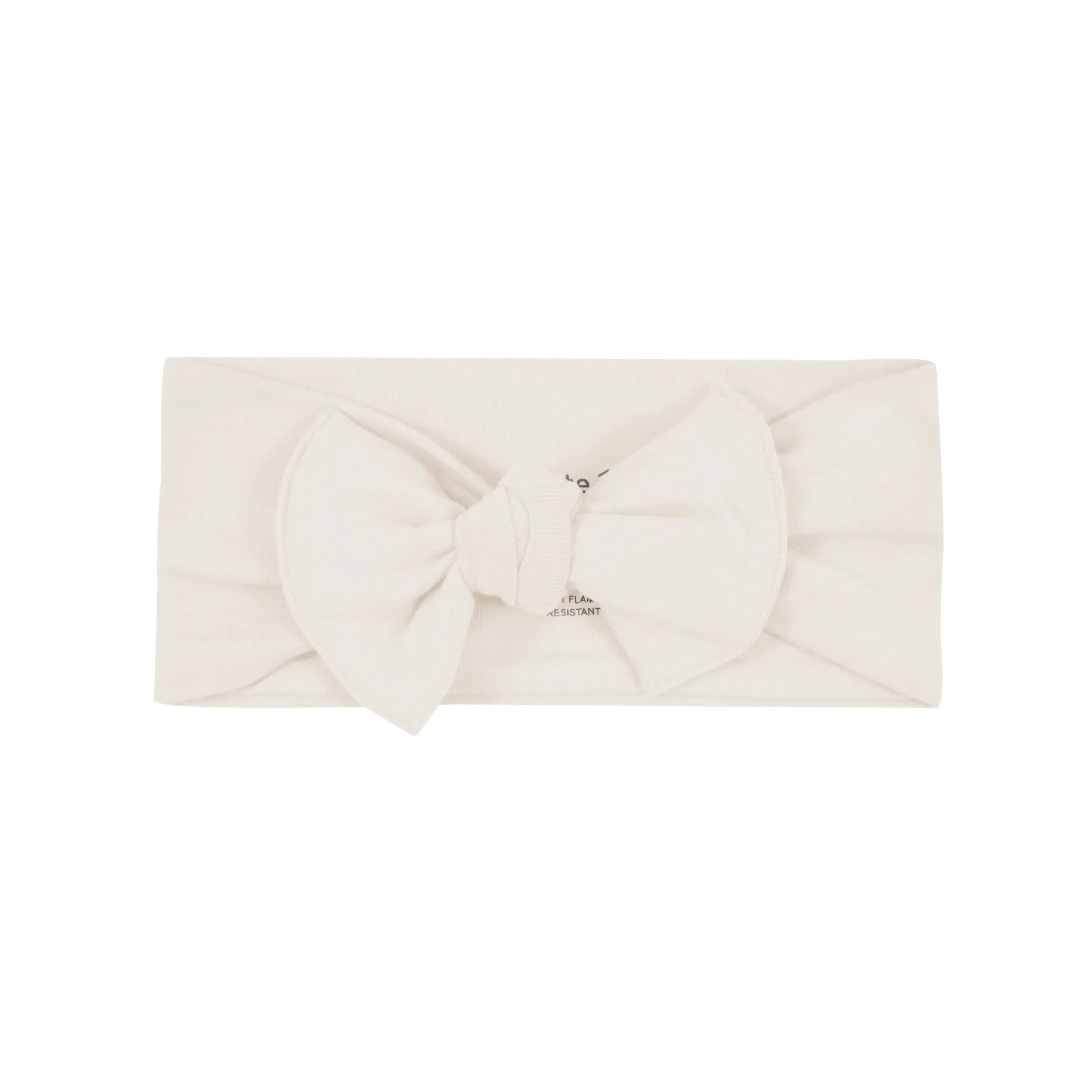 Knotted Bow Headband in Oat
