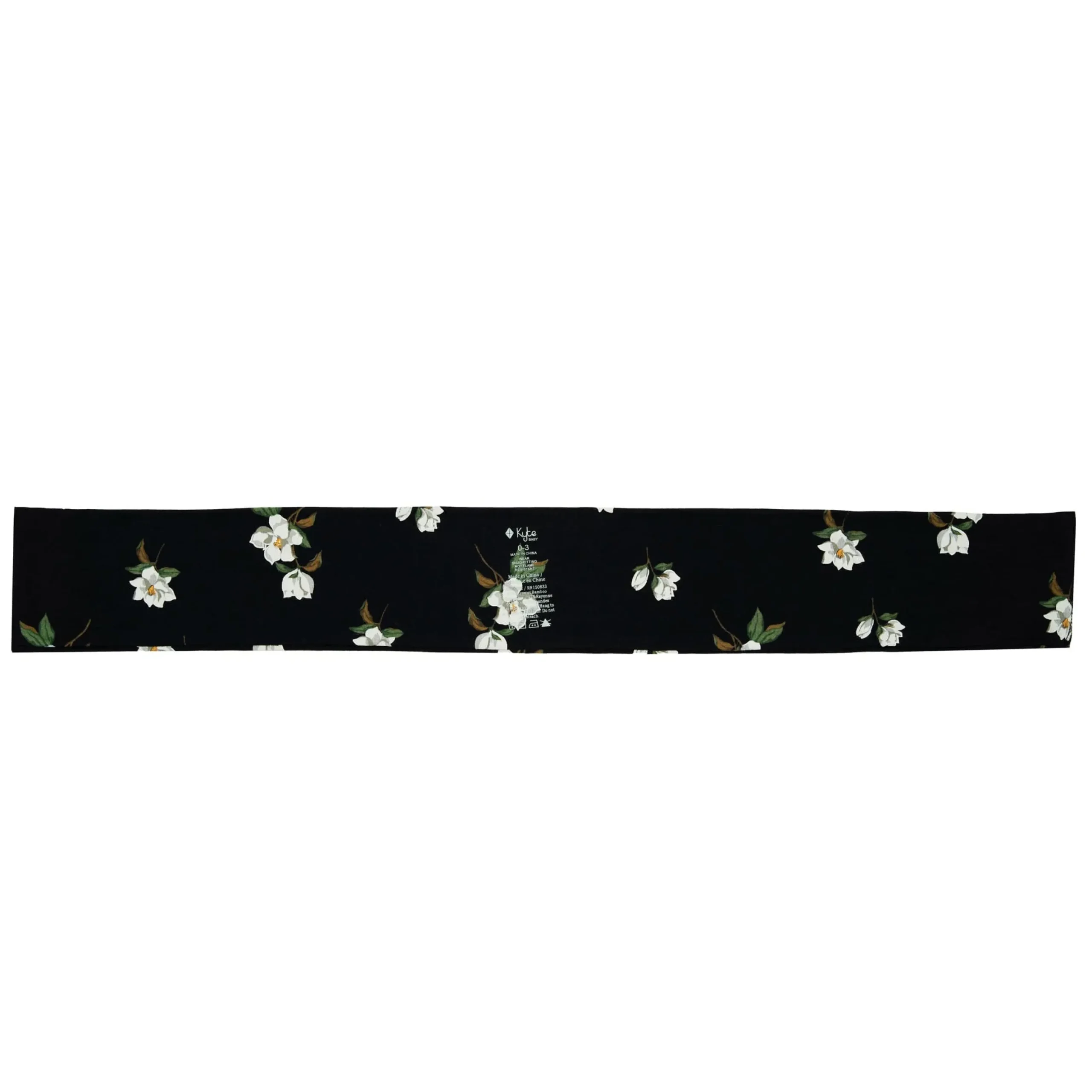 Knotted Bow Headband in Small Midnight Magnolia