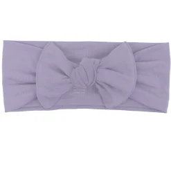 Knotted Bow Headband in Taro