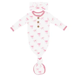 Knotted Gown with Bow Set in Bow