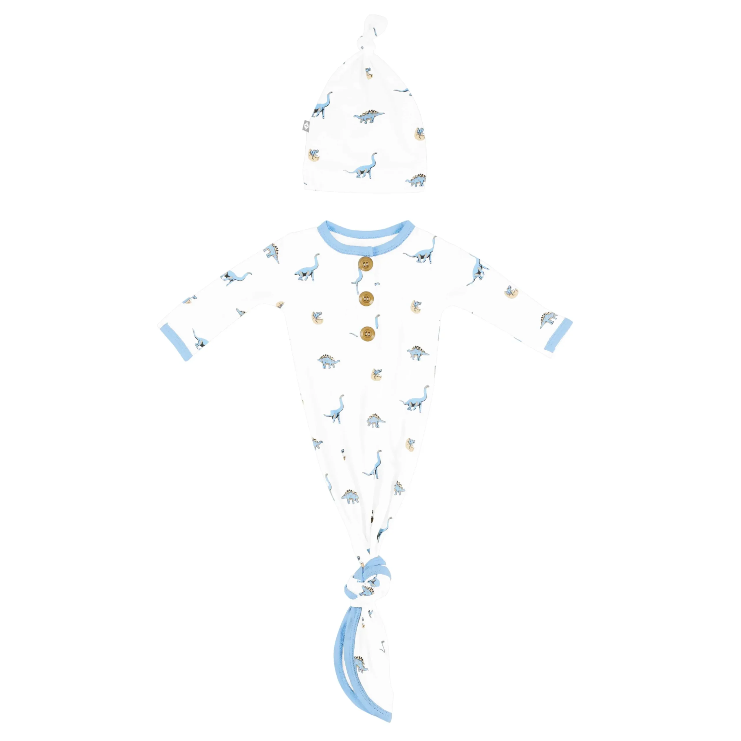 Knotted Gown with Hat Set in Jurassic
