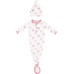 Knotted Gown with Hat Set in Bow