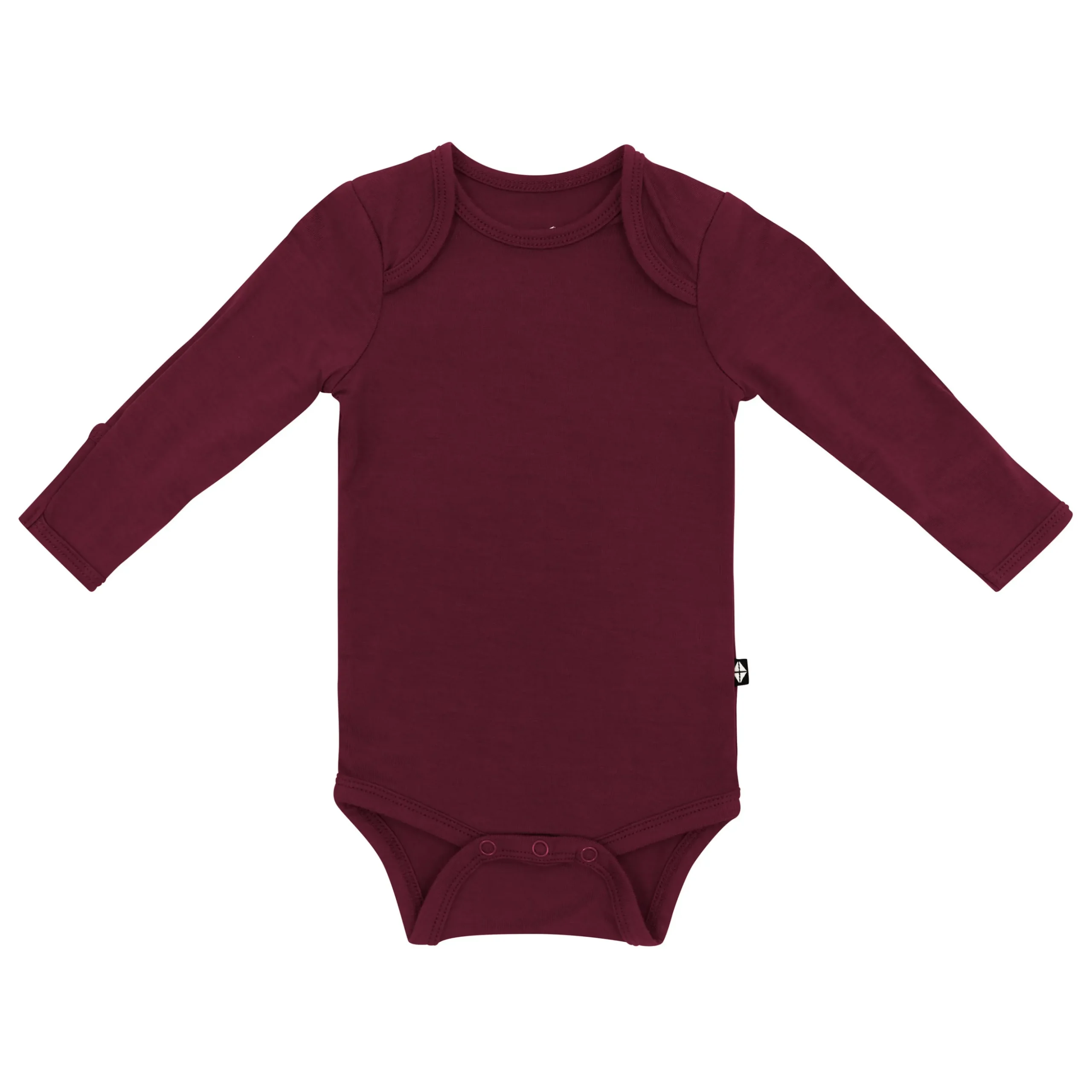 Long Sleeve Bodysuit in Burgundy