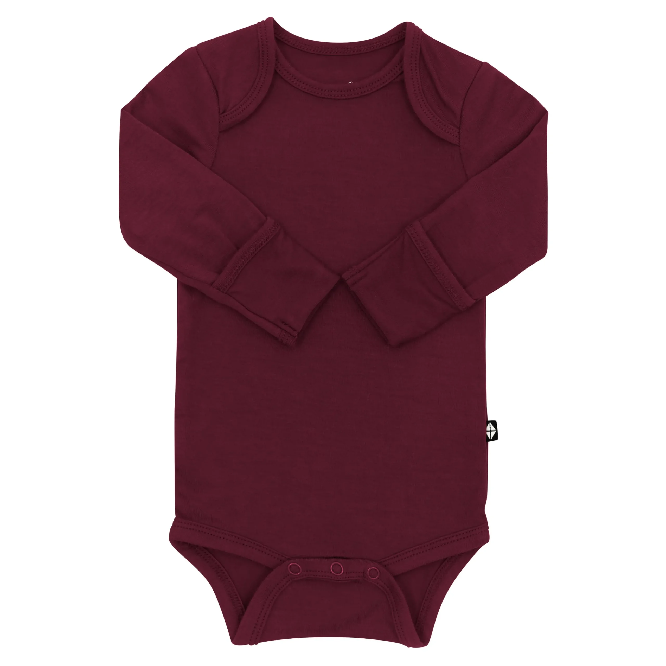 Long Sleeve Bodysuit in Burgundy