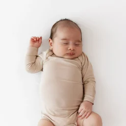 Long Sleeve Bodysuit in Bisque