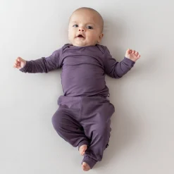 Long Sleeve Bodysuit in Currant