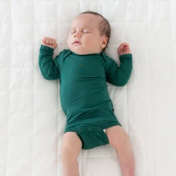 Long Sleeve Bodysuit in Emerald