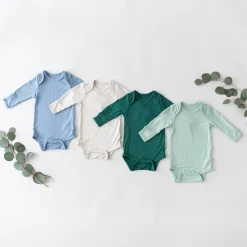 Long Sleeve Bodysuit in Emerald