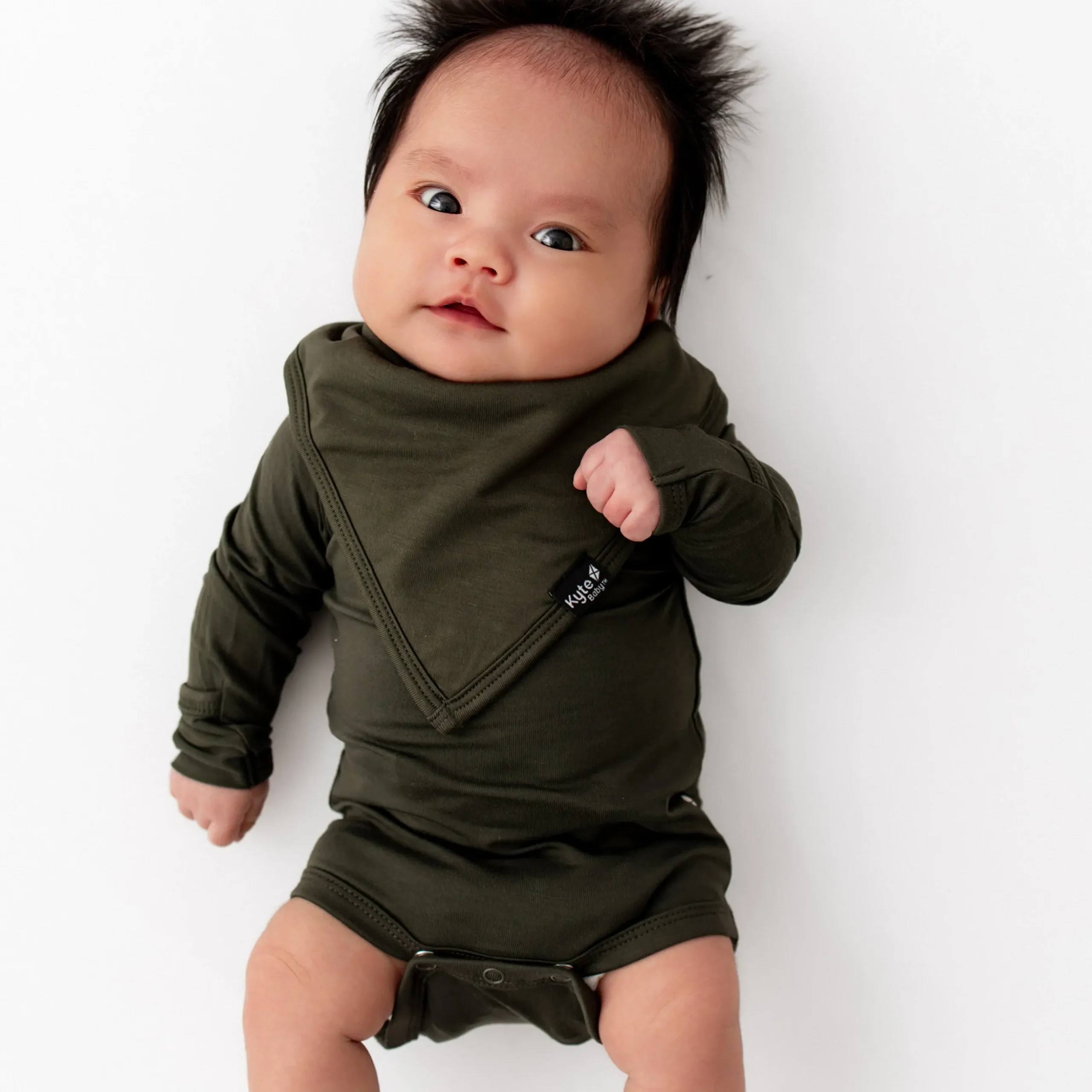 Long Sleeve Bodysuit in Fir