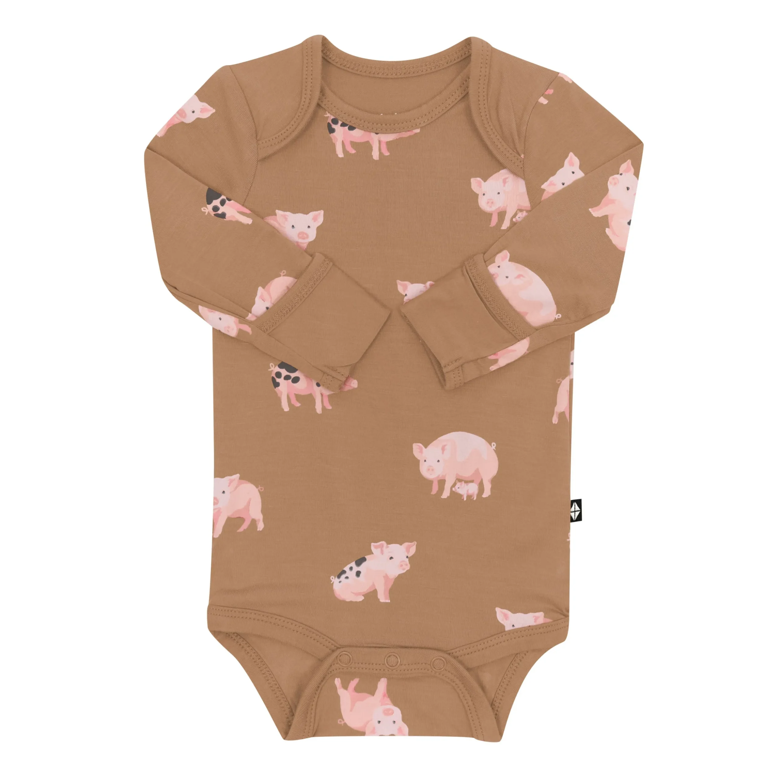 Long Sleeve Bodysuit in Pig