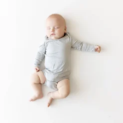 Long Sleeve Bodysuit in Storm