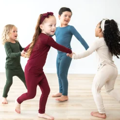 Long Sleeve Pajamas in Bisque