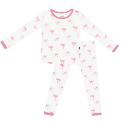 Long Sleeve Pajamas in Bow