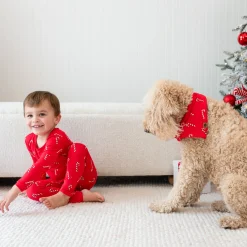 Long Sleeve Pajamas in Candy Cane