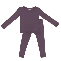 Long Sleeve Pajamas in Currant