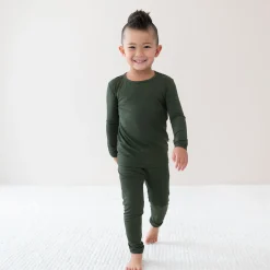 Long Sleeve Pajamas in Fir
