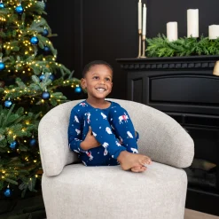 Long Sleeve Pajamas in Frosty Friends