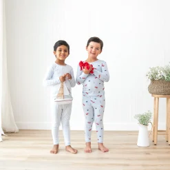 Long Sleeve Pajamas in Harbor