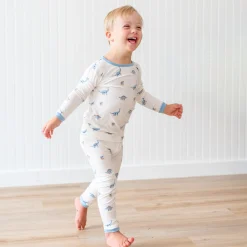 Long Sleeve Pajamas in Jurassic