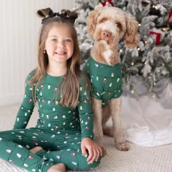 Long Sleeve Pajamas in Merry and Bright