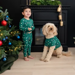 Long Sleeve Pajamas in Merry and Bright