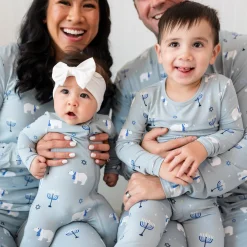 Long Sleeve Pajamas in Polar Lights