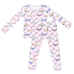 Long Sleeve Pajamas in Sparkles and Speed