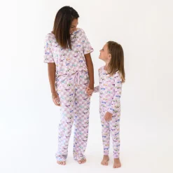Long Sleeve Pajamas in Sparkles and Speed