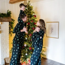 Long Sleeve Pajamas in Twinkle Tree