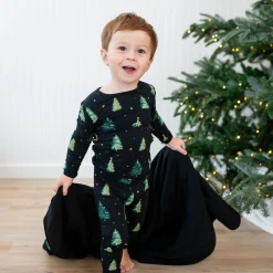 Long Sleeve Pajamas in Twinkle Tree