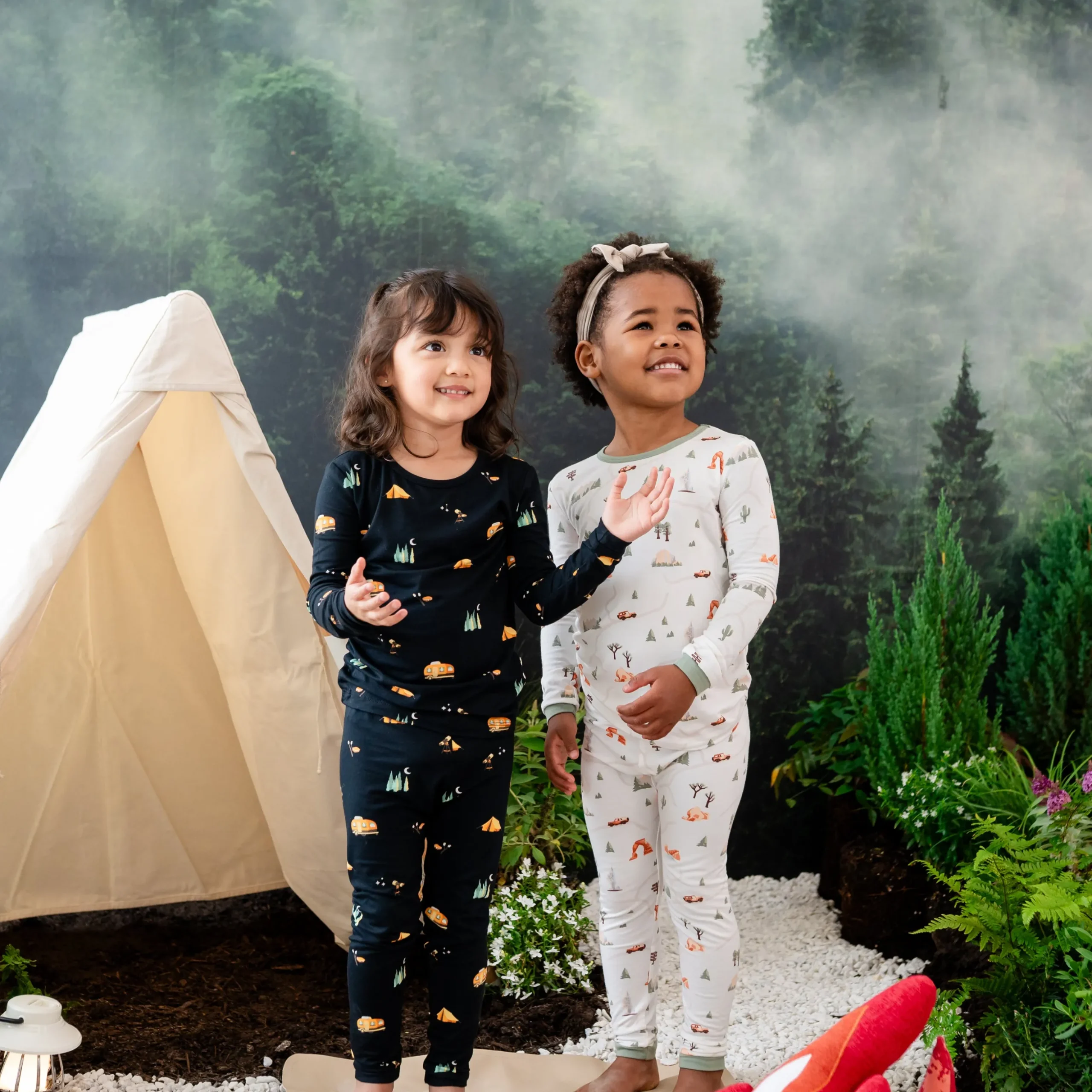 Long Sleeve Pajamas in Under the Stars