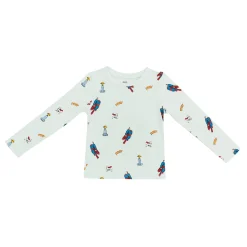 Long Sleeve Toddler Crew Neck Tee in Superman™