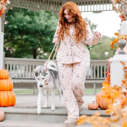 Long-Sleeved Women's Pajama Set in Gilmore Girls