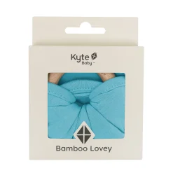 Lovey in Makai with Removable Wooden Teething Ring