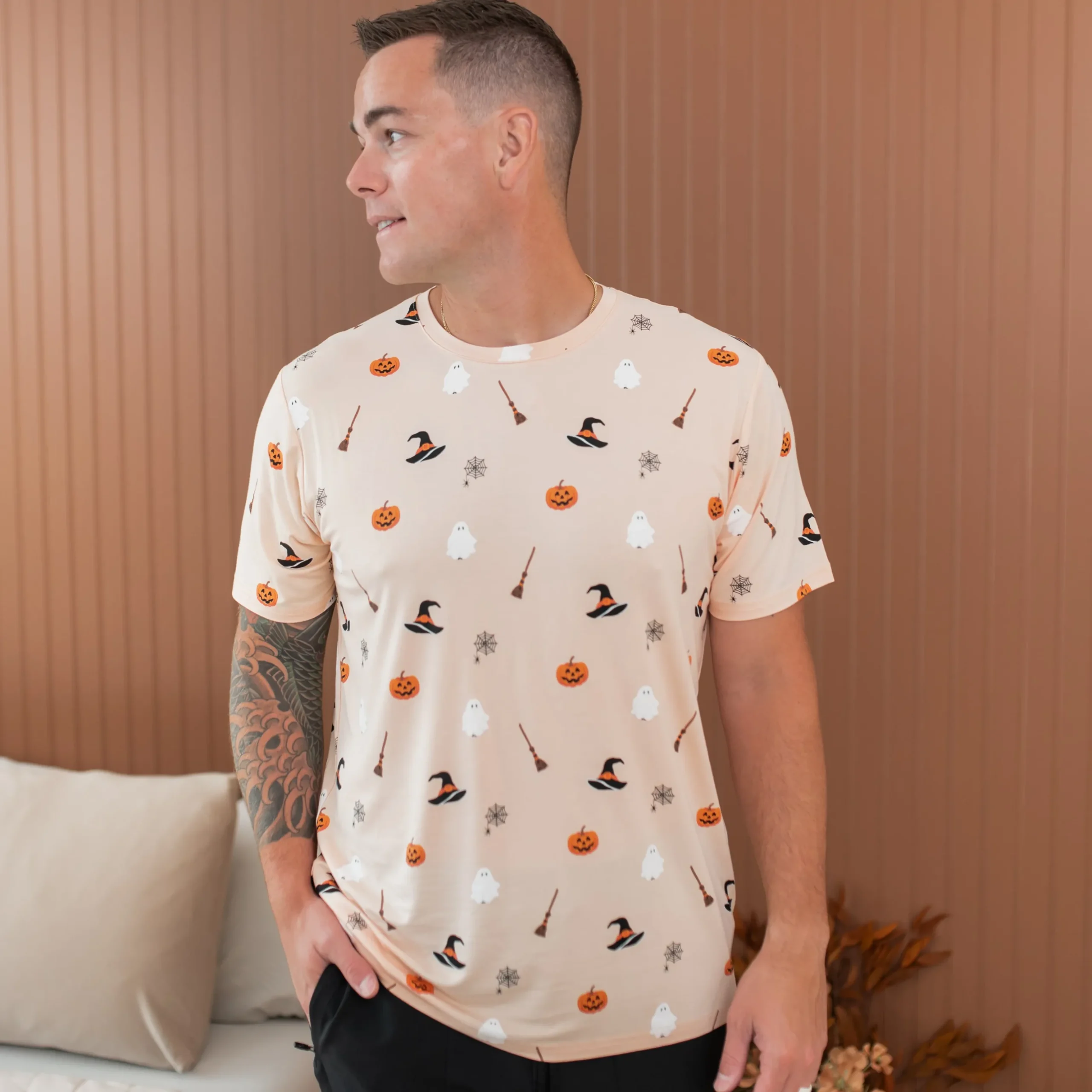Men's Crew Neck Tee in Bewitched