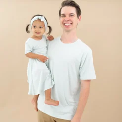 Men's Crew Neck Tee in Dew