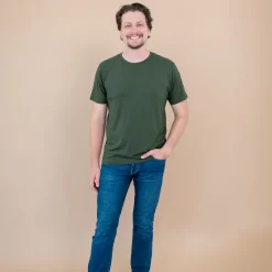 Men's Crew Neck Tee in Fir