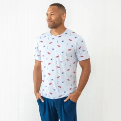 Men's Crew Neck Tee in Harbor