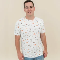Men's Crew Neck Tee in Road Trip