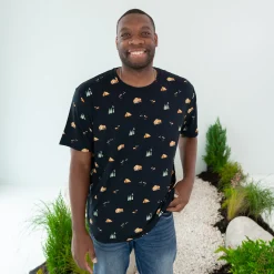 Men's Crew Neck Tee in Under the Stars