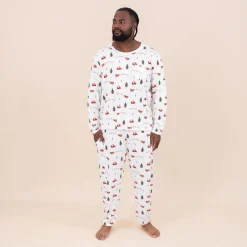 Men's Jogger Set in Santa Sleigh