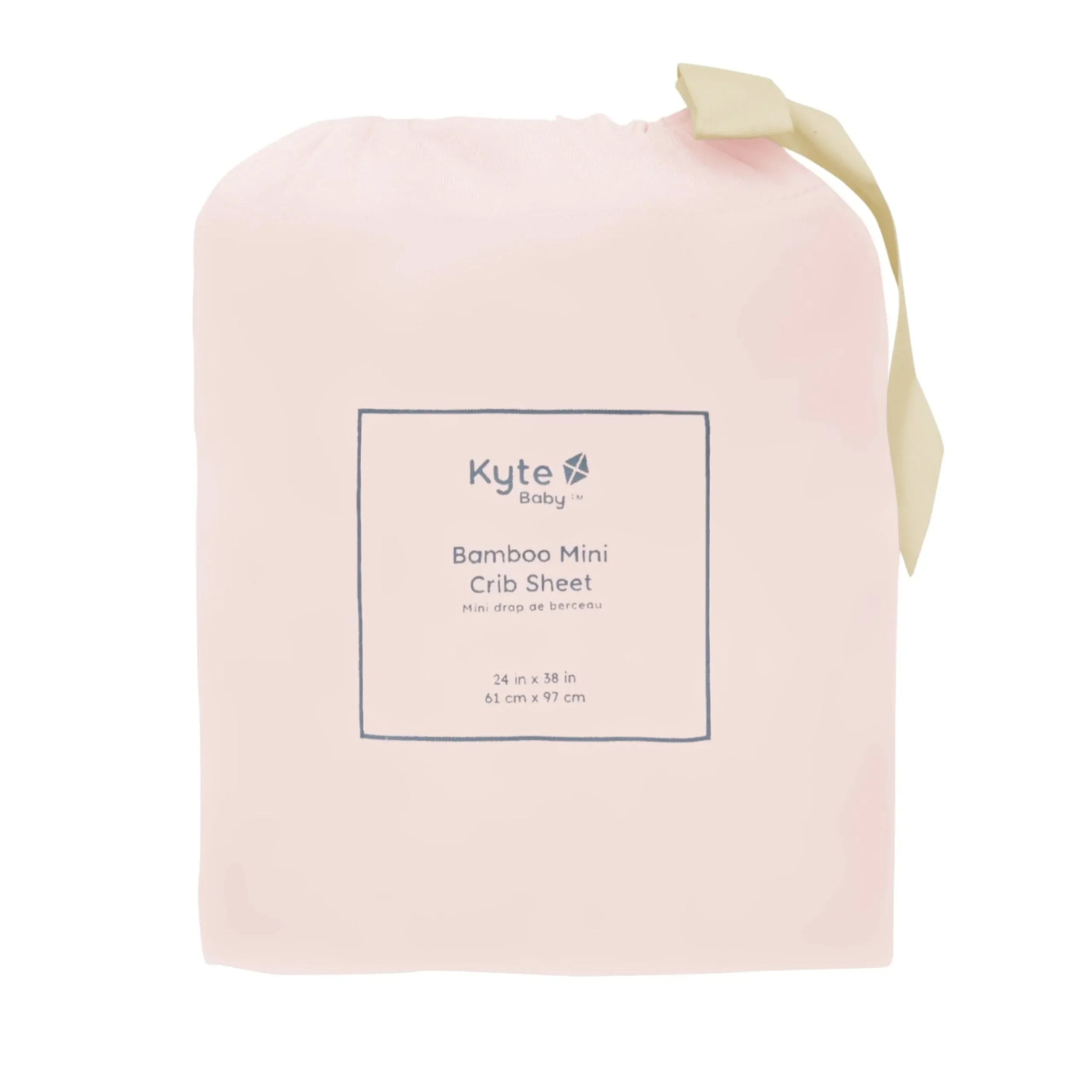 Mini Crib Sheet in Blush