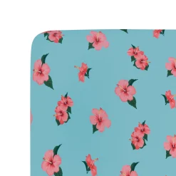 Mini Crib Sheet in Hibiscus