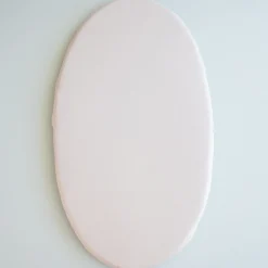 Oval Bassinet Sheet in Oat